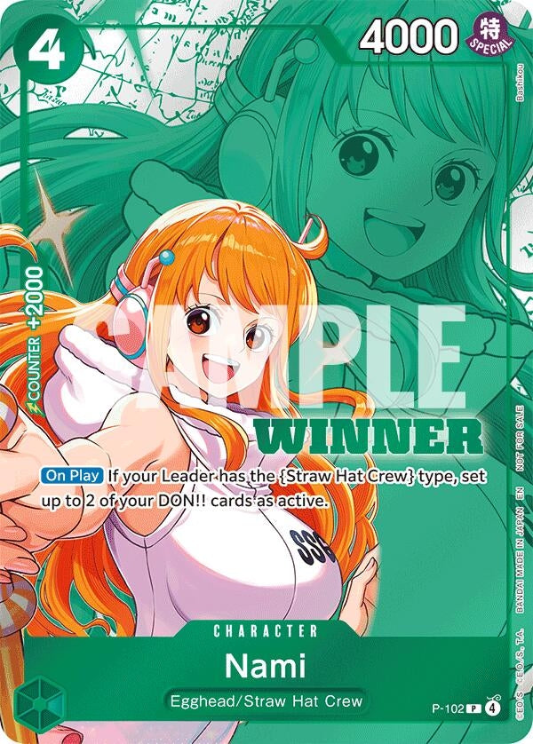 Image for Nami (Winner Pack 2026 Vol. 2) (P-102) (OP-PR) - One Piece Card Game
