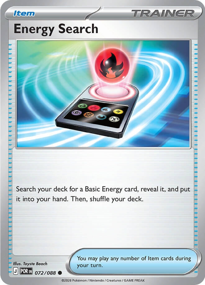 Image for Energy Search (072/088) (POR) - Pokemon