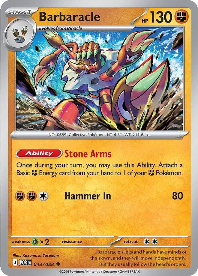 Image for Barbaracle (043/088) (POR) - Pokemon