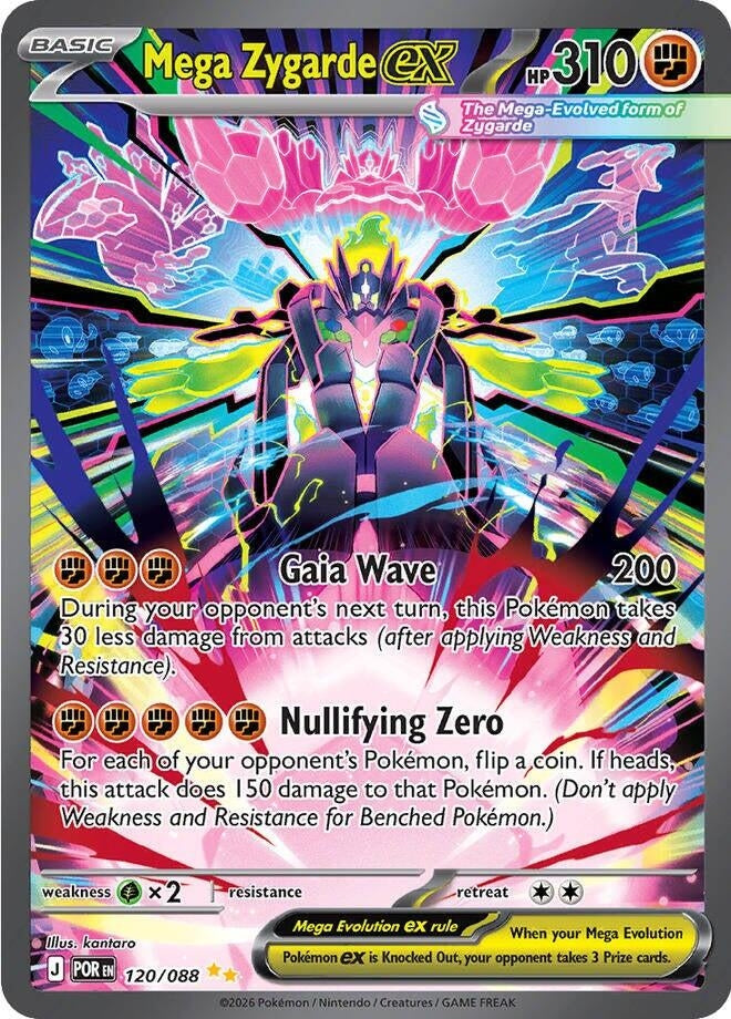 Image for Mega Zygarde ex (120/088) (POR) - Pokemon
