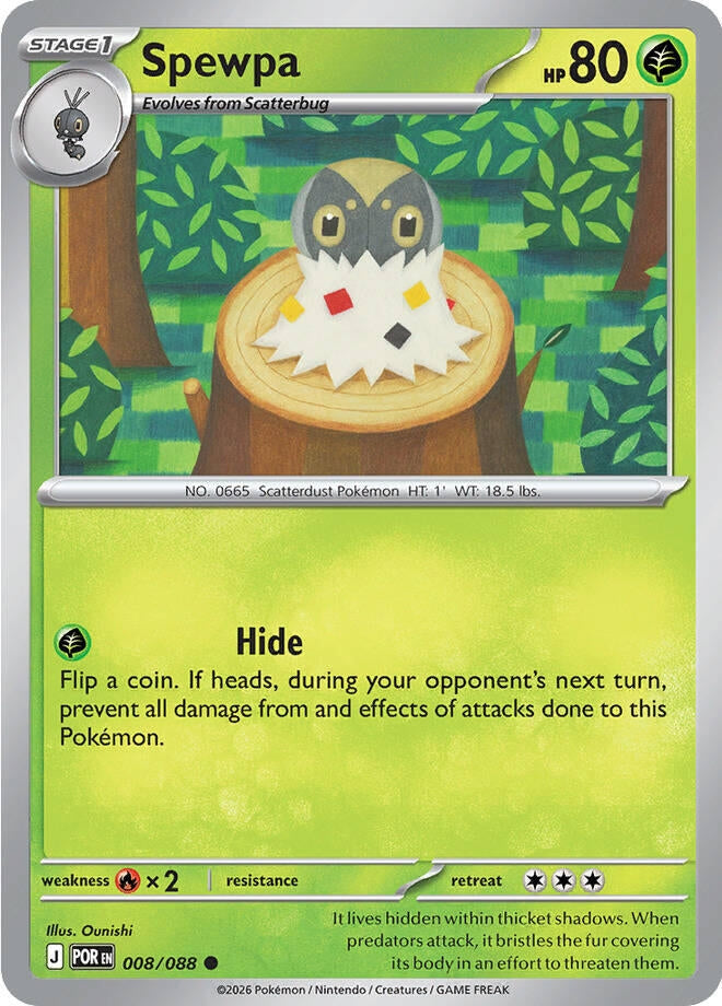 Image for Spewpa (008/088) (POR) - Pokemon
