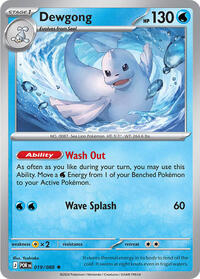 Dewgong - ME03: Perfect Order - 019/088