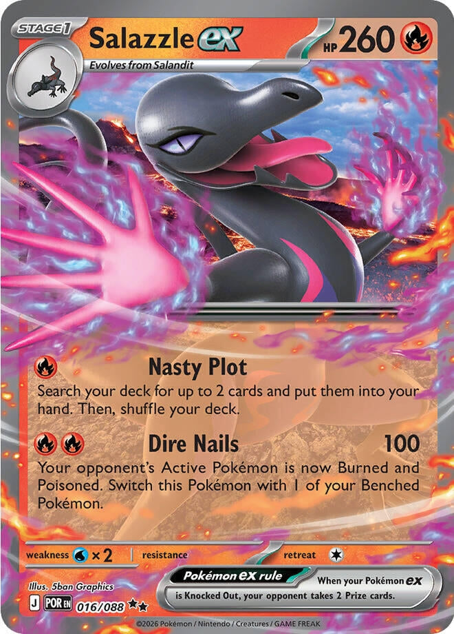 Image for Salazzle ex (016/088) (POR) - Pokemon