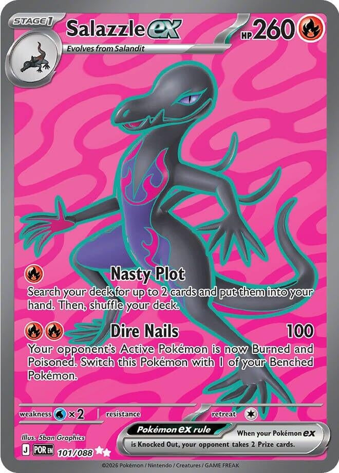 Image for Salazzle ex (101/088) (POR) - Pokemon