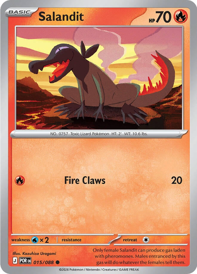 Image for Salandit (015/088) (POR) - Pokemon