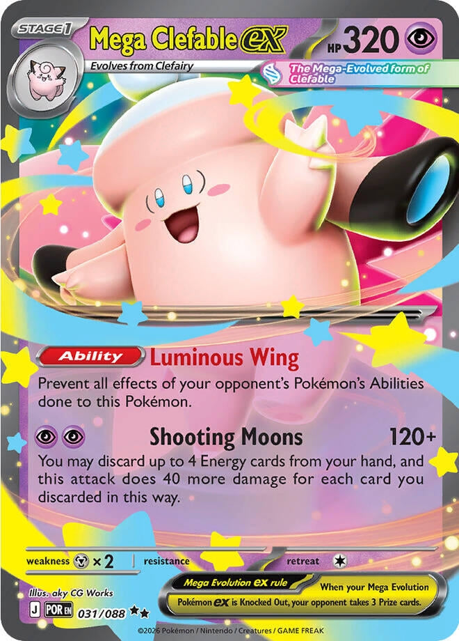 Image for Mega Clefable ex (031/088) (POR) - Pokemon