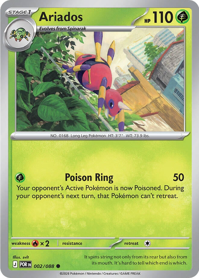 Image for Ariados (002/088) (POR) - Pokemon