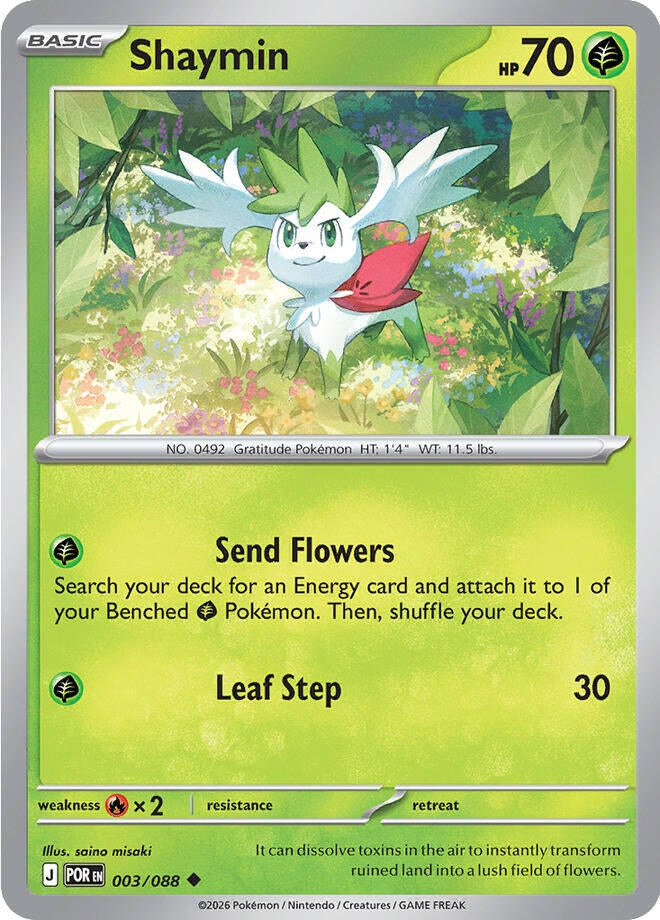 Image for Shaymin (003/088) (POR) - Pokemon