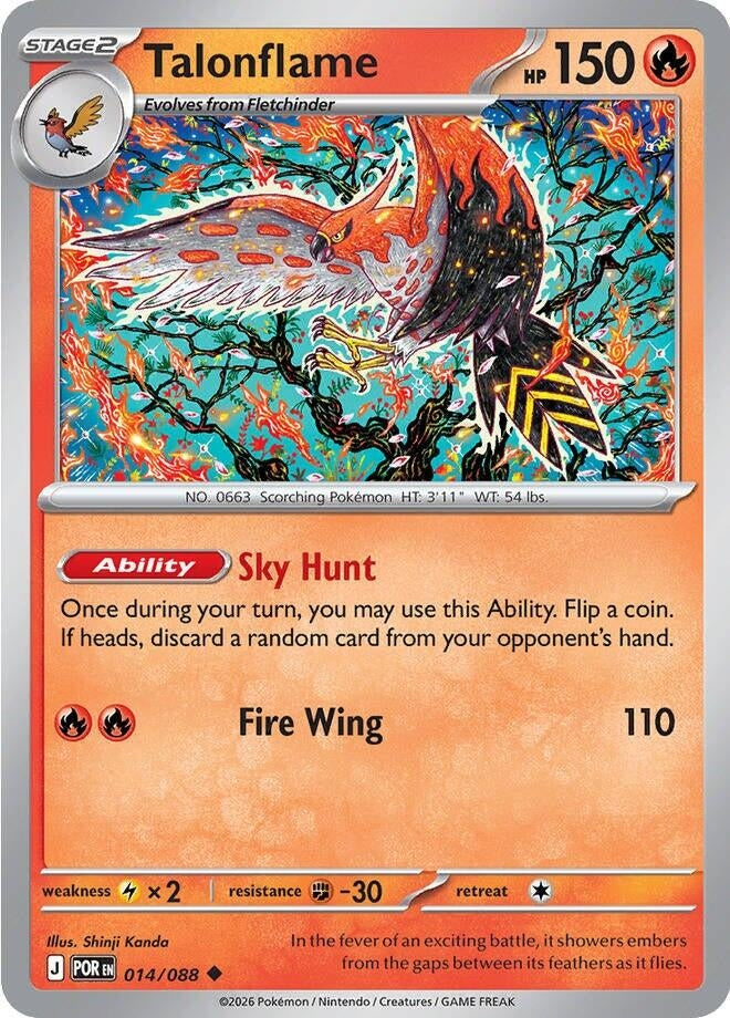 Image for Talonflame (014/088) (POR) - Pokemon
