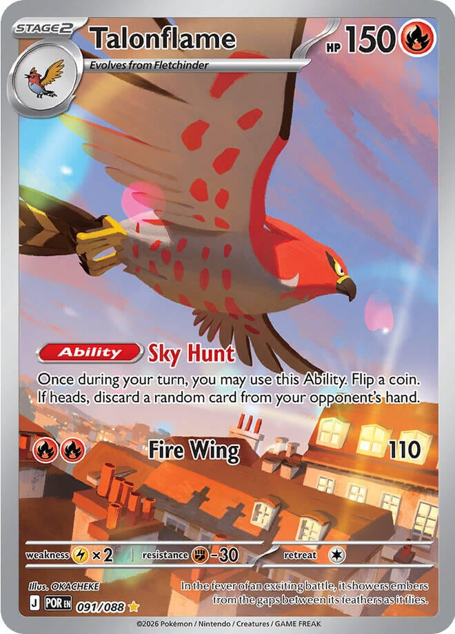 Image for Talonflame (091/088) (POR) - Pokemon