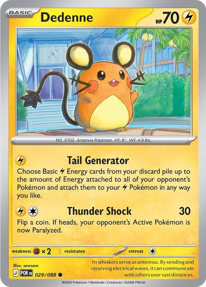 Image for Dedenne (029/088) (POR) - Pokemon