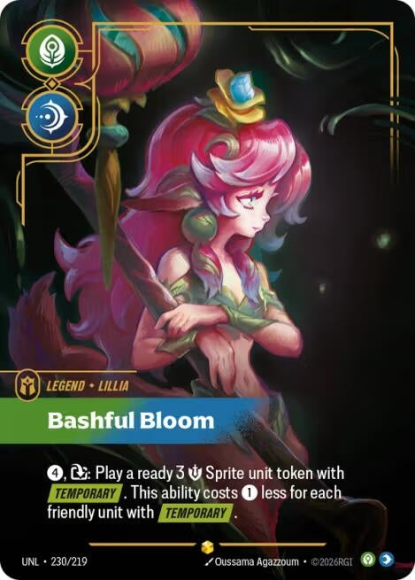 Image for Lillia - Bashful Bloom (Overnumbered) (230/219) (UNL) - Riftbound: League of Legends Trading Card Game