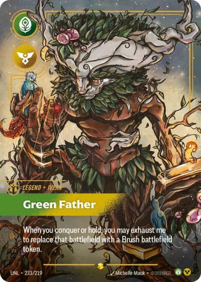 Ivern - Green Father (Overnumbered) (233/219) (UNL)