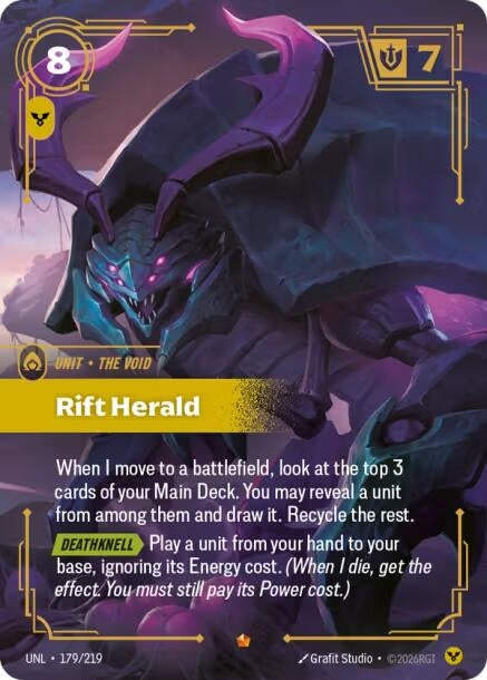 Image for Rift Herald (179/219) (UNL) - Riftbound: League of Legends Trading Card Game