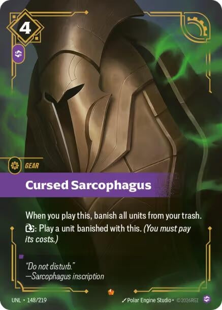 Image for Cursed Sarcophagus (148/219) (UNL) - Riftbound: League of Legends Trading Card Game