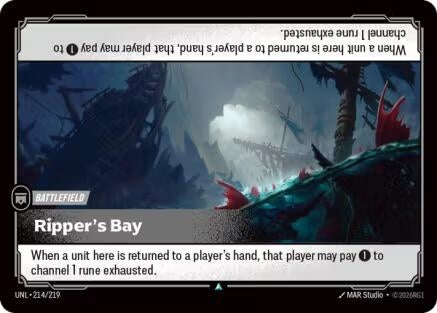 Image for Ripper's Bay (214/219) (UNL) - Riftbound: League of Legends Trading Card Game