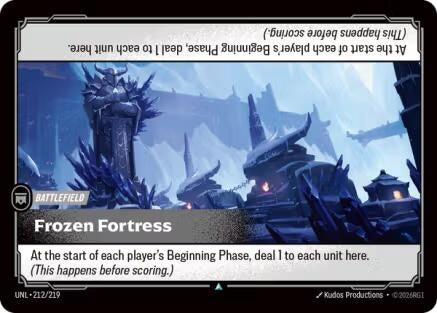 Image for Frozen Fortress (212/219) (UNL) - Riftbound: League of Legends Trading Card Game