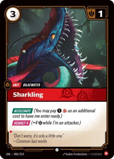 Image for Sharkling (006/219) (UNL) - Riftbound: League of Legends Trading Card Game