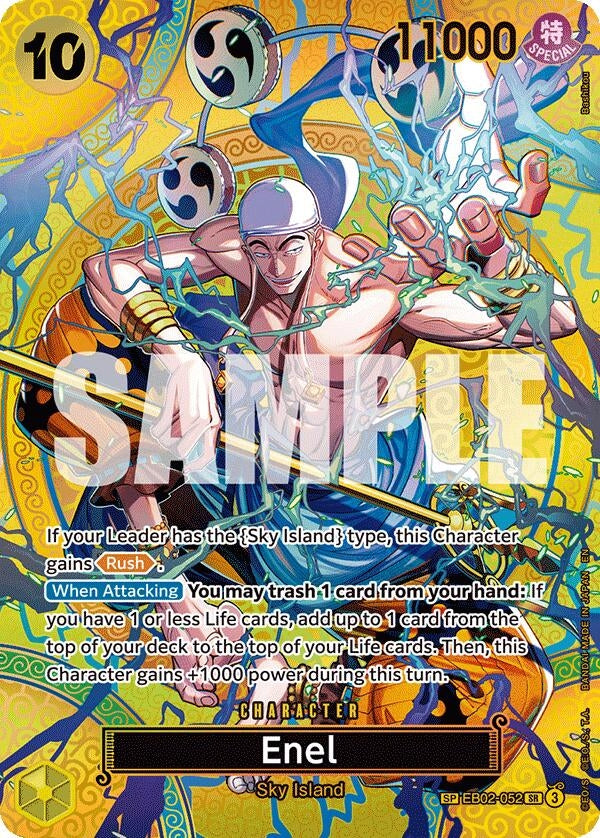 Image for Enel (SP) (EB02-052) (OP15-EB04) - One Piece Card Game