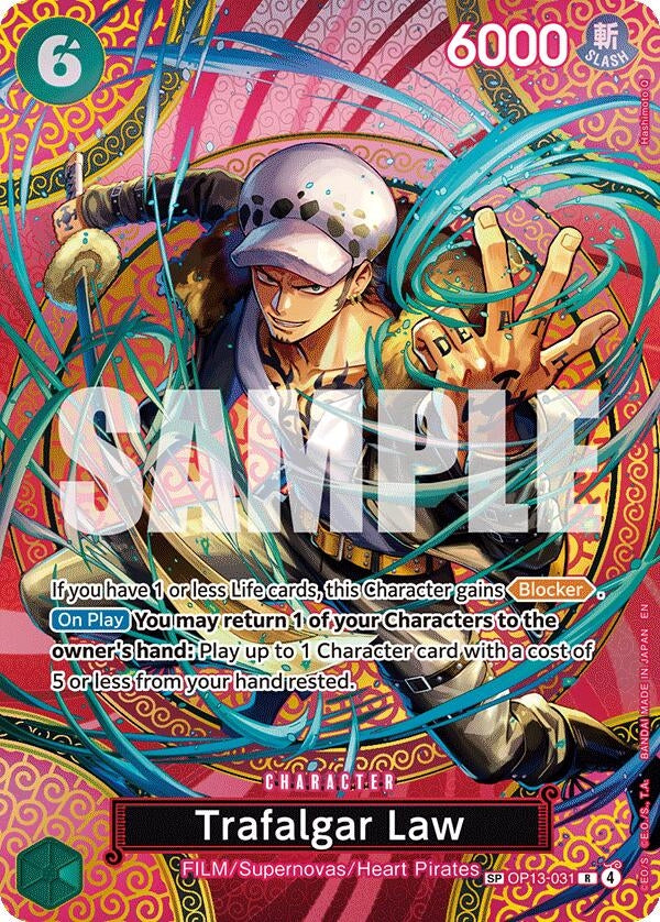 Image for Trafalgar Law (SP) (OP13-031) (OP15-EB04) - One Piece Card Game