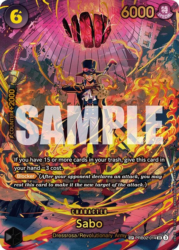 Image for Sabo (PRB02-014) (SP) (PRB02-014) (OP15-EB04) - One Piece Card Game