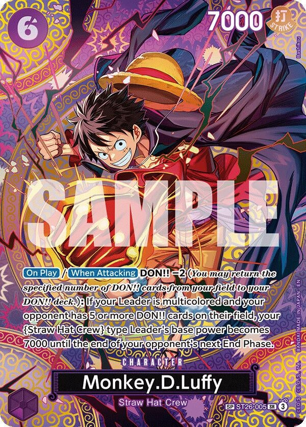 Image for Monkey.D.Luffy (SP) (ST26-005) (OP15-EB04) - One Piece Card Game