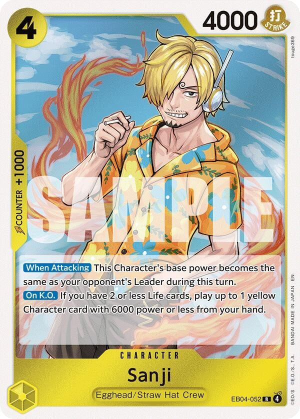 Image for Sanji (EB04-052) (EB04-052) (OP15-EB04) - One Piece Card Game