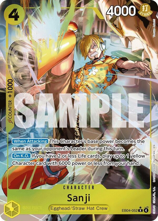 Image for Sanji (EB04-052) (Alternate Art) (EB04-052) (OP15-EB04) - One Piece Card Game