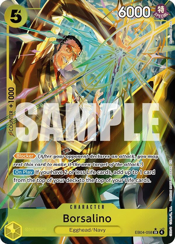Image for Borsalino (Alternate Art) (EB04-058) (OP15-EB04) - One Piece Card Game