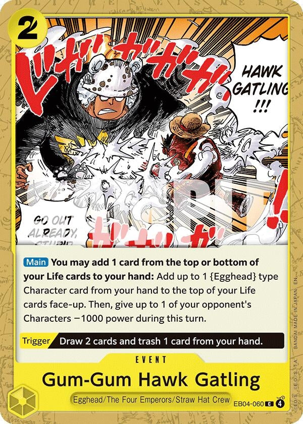 Image for Gum-Gum Hawk Gatling (EB04-060) (OP15-EB04) - One Piece Card Game
