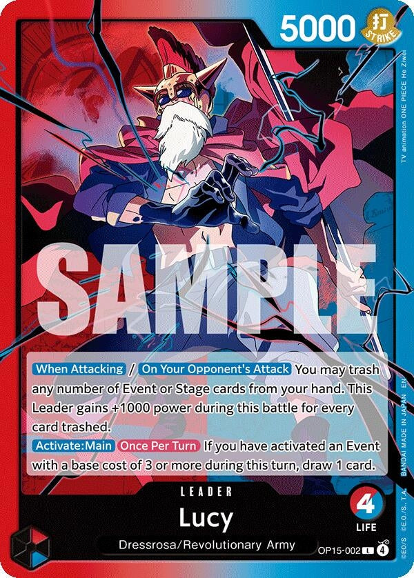 Image for Lucy (OP15-002) (OP15-EB04) - One Piece Card Game