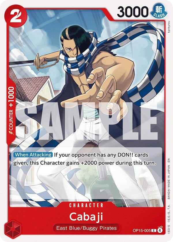 Image for Cabaji (OP15-005) (OP15-EB04) - One Piece Card Game