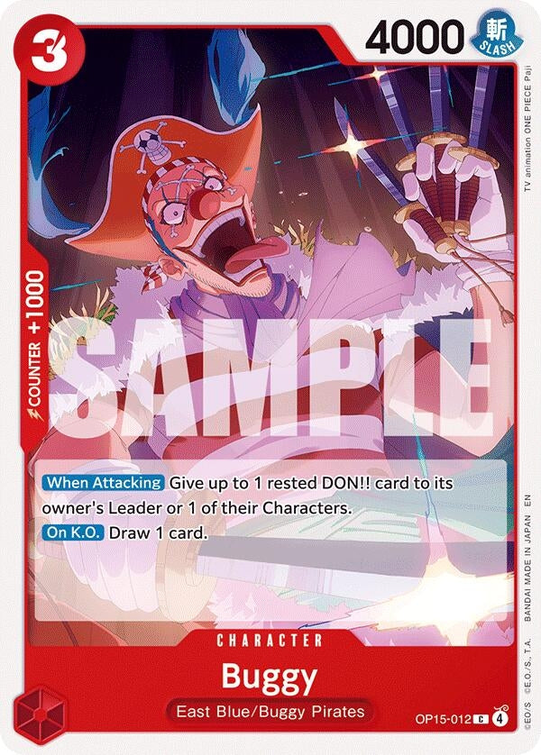 Image for Buggy (OP15-012) (OP15-EB04) - One Piece Card Game