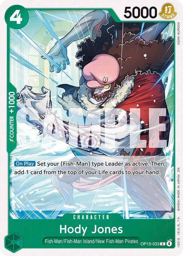 Image for Hody Jones (OP15-033) (OP15-EB04) - One Piece Card Game