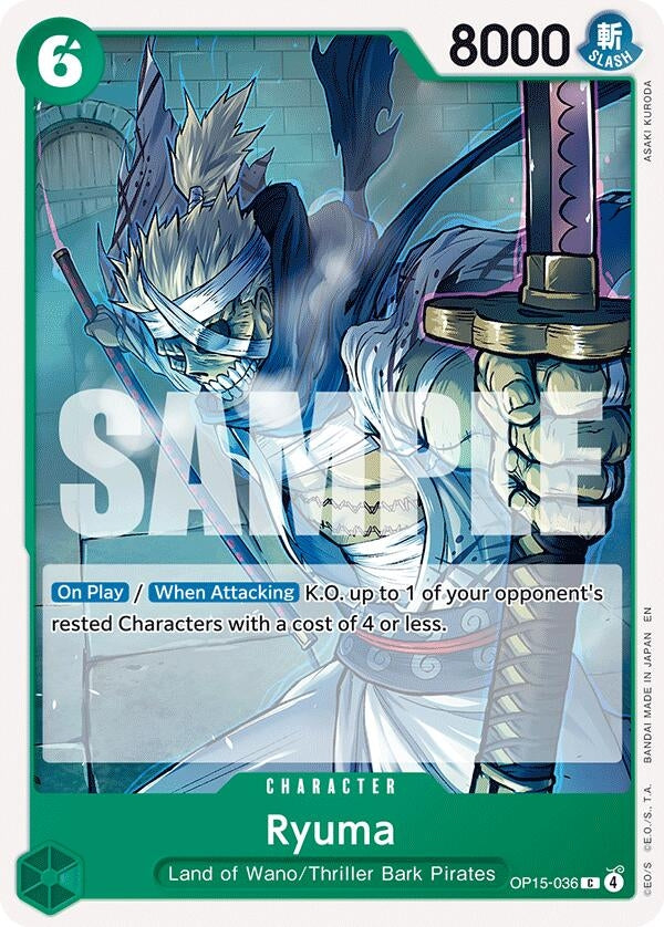 Image for Ryuma (OP15-036) (OP15-EB04) - One Piece Card Game