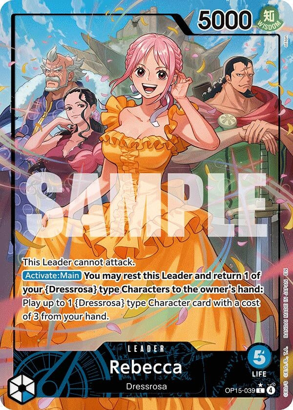Image for Rebecca (OP15-039) (Alternate Art) (OP15-039) (OP15-EB04) - One Piece Card Game