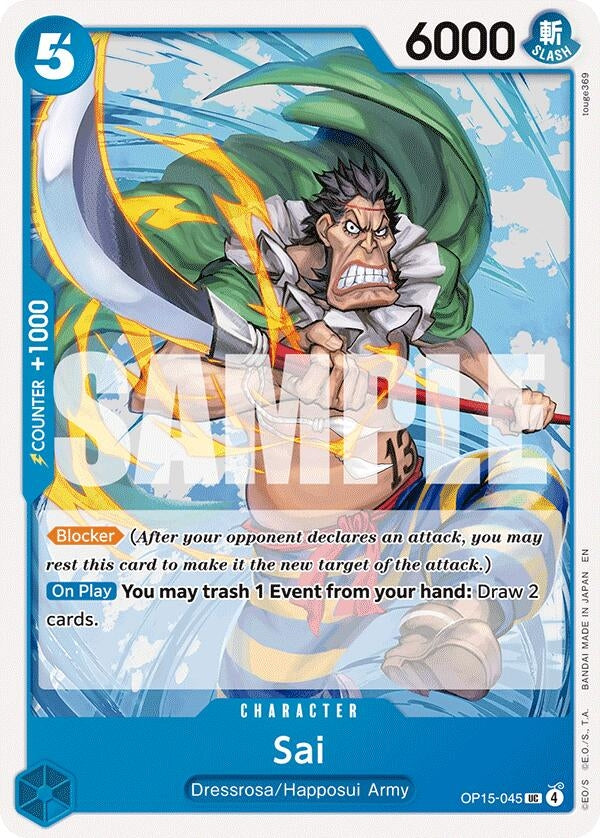 Image for Sai (OP15-045) (OP15-EB04) - One Piece Card Game