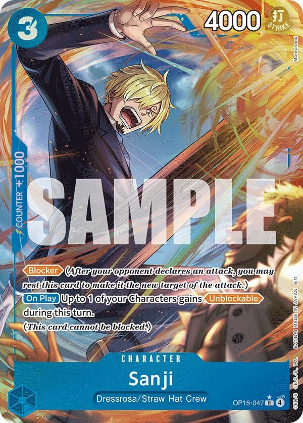 Image for Sanji (OP15-047) (Alternate Art) (OP15-047) (OP15-EB04) - One Piece Card Game