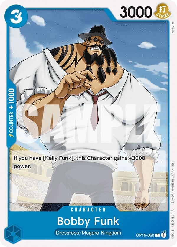 Image for Bobby Funk (OP15-050) (OP15-EB04) - One Piece Card Game