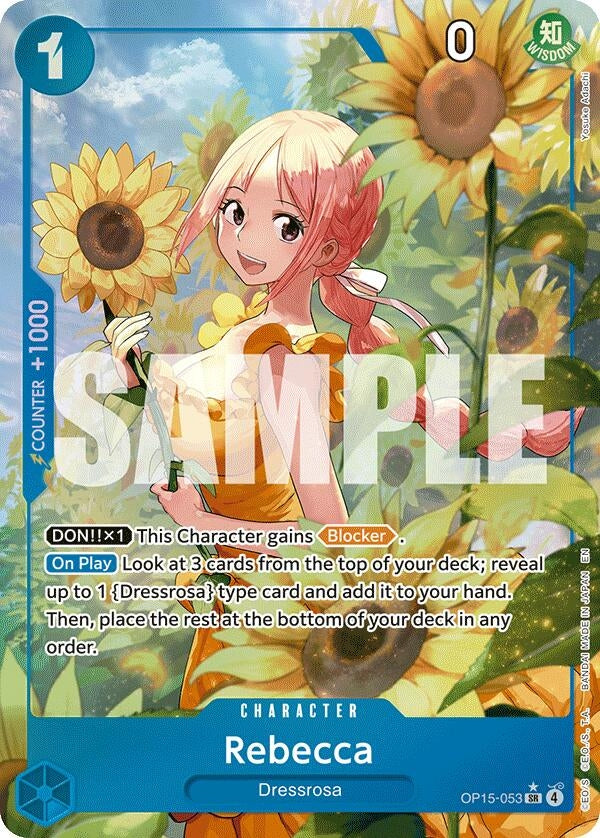 Image for Rebecca (OP15-053) (Alternate Art) (OP15-053) (OP15-EB04) - One Piece Card Game