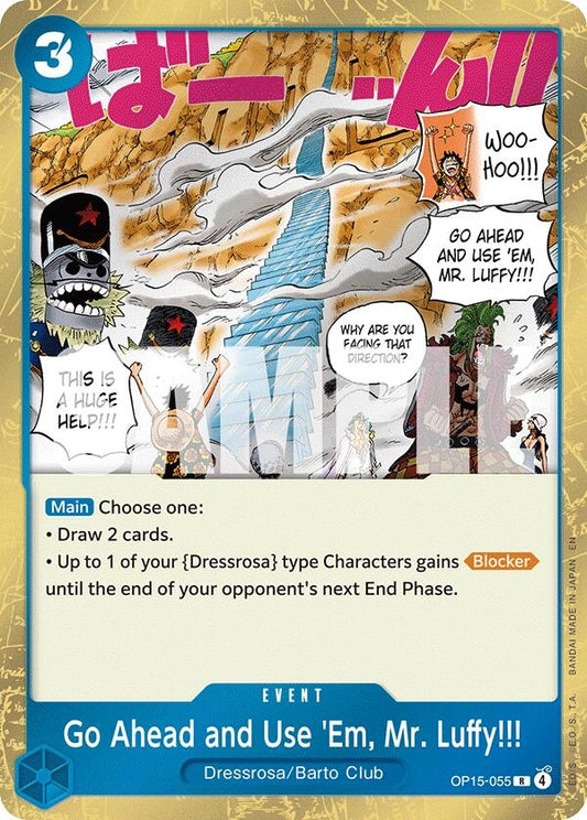 Go Ahead and Use 'Em, Mr. Luffy!!! (OP15-055) (OP15-EB04)