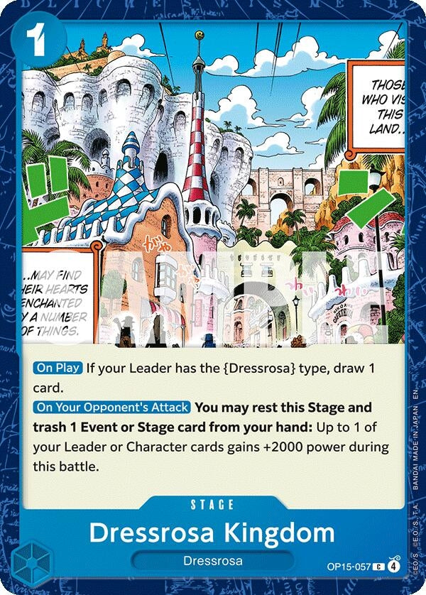 Image for Dressrosa Kingdom (OP15-057) (OP15-EB04) - One Piece Card Game