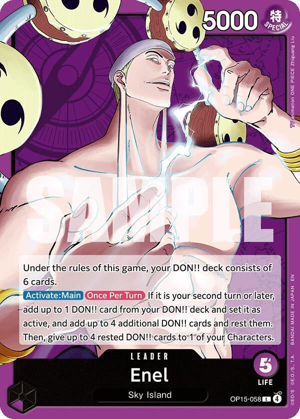Image for Enel (OP15-058) (OP15-058) (OP15-EB04) - One Piece Card Game