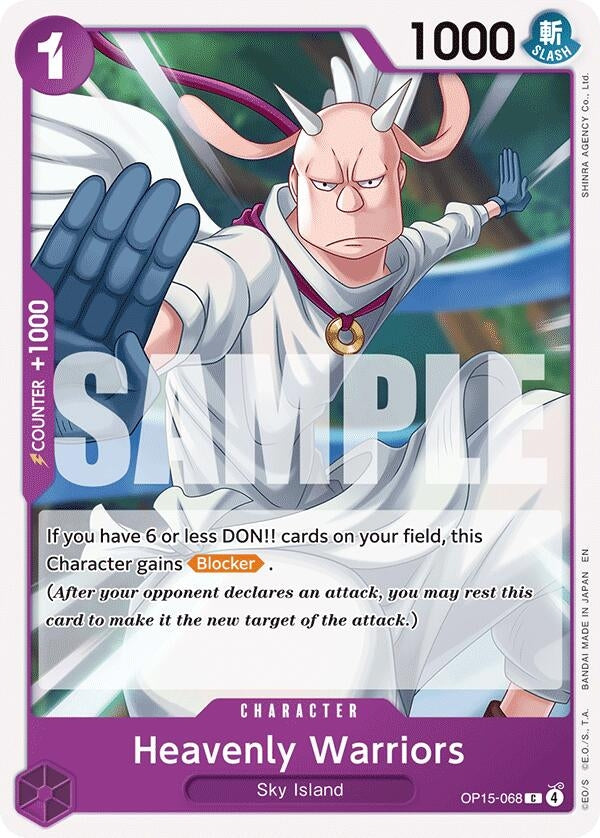 Image for Heavenly Warriors (OP15-068) (OP15-EB04) - One Piece Card Game