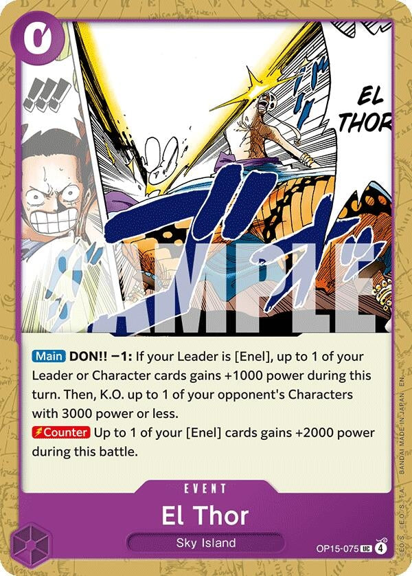 Image for El Thor (OP15-075) (OP15-EB04) - One Piece Card Game