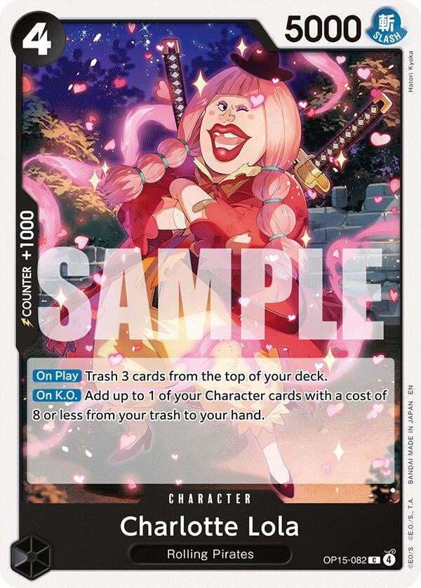 Image for Charlotte Lola (OP15-082) (OP15-EB04) - One Piece Card Game