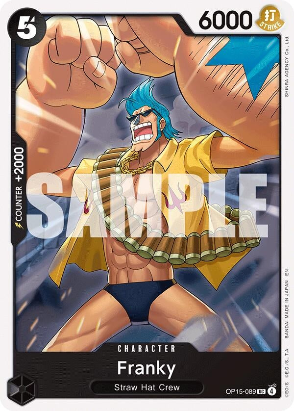Image for Franky (OP15-089) (OP15-EB04) - One Piece Card Game