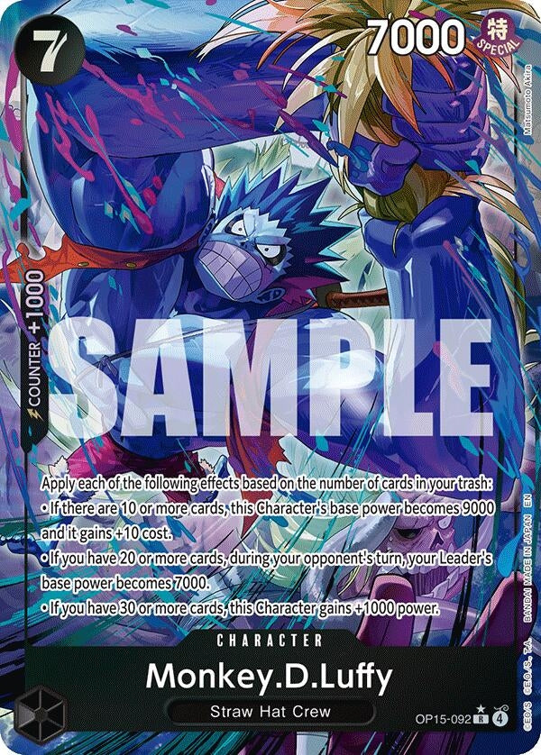 Image for Monkey.D.Luffy (OP15-092) (Alternate Art) (OP15-092) (OP15-EB04) - One Piece Card Game