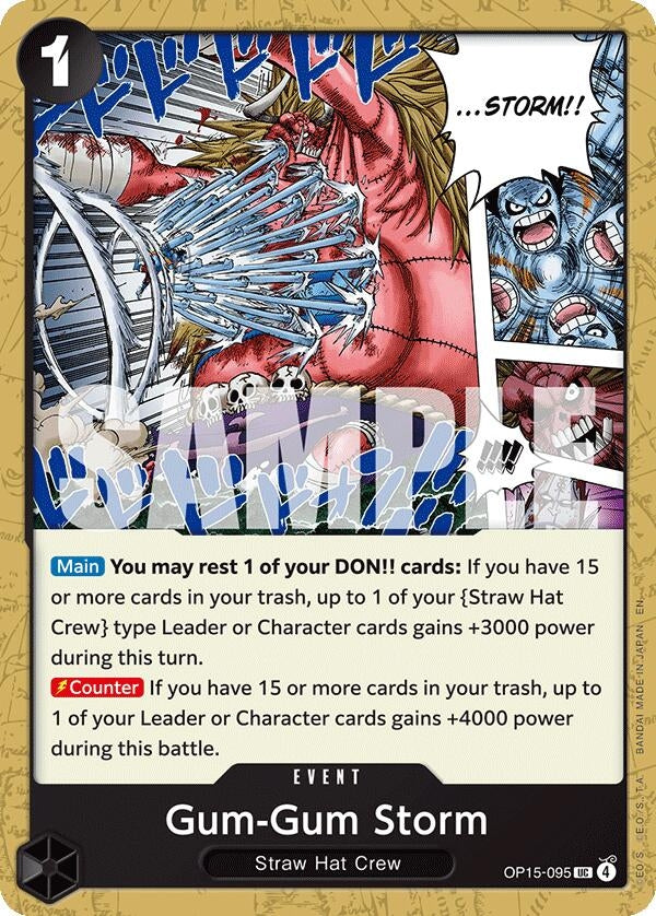 Image for Gum-Gum Storm (OP15-095) (OP15-EB04) - One Piece Card Game