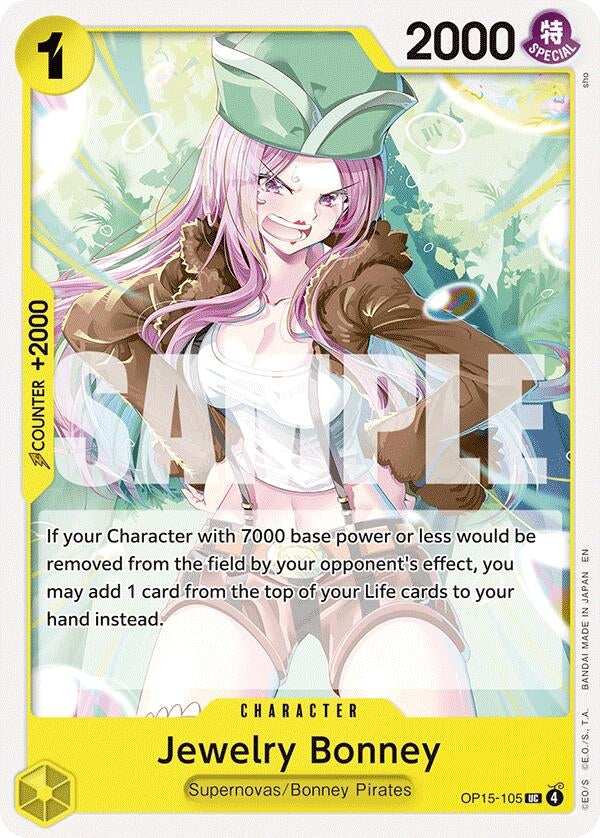 Image for Jewelry Bonney (OP15-105) (OP15-105) (OP15-EB04) - One Piece Card Game